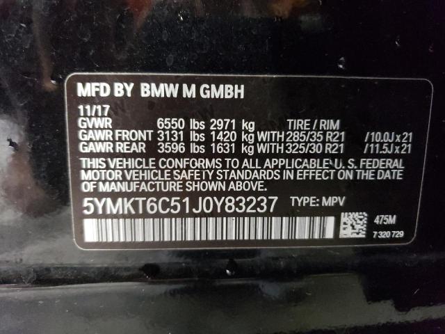 Photo 13 VIN: 5YMKT6C51J0Y83237 - BMW X5 M 