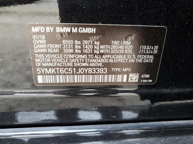 Photo 12 VIN: 5YMKT6C51J0Y83383 - BMW X5 M 