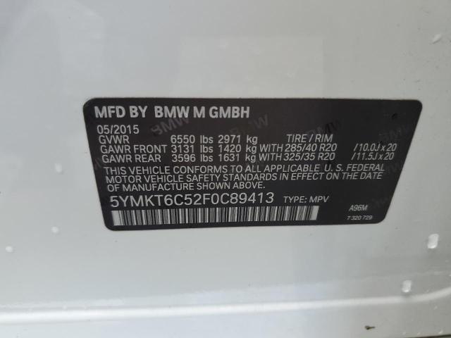 Photo 9 VIN: 5YMKT6C52F0C89413 - BMW X5 M 