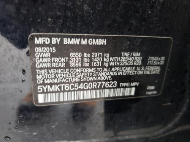 Photo 9 VIN: 5YMKT6C54G0R77623 - BMW X5 M 