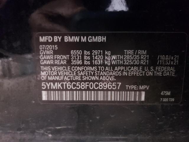 Photo 12 VIN: 5YMKT6C58F0C89657 - BMW X5 M 