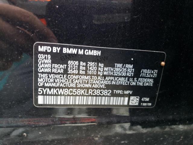 Photo 12 VIN: 5YMKW8C58KLR38382 - BMW X6 