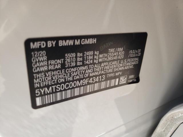 Photo 9 VIN: 5YMTS0C00M9F43413 - BMW X3 M COMPE 