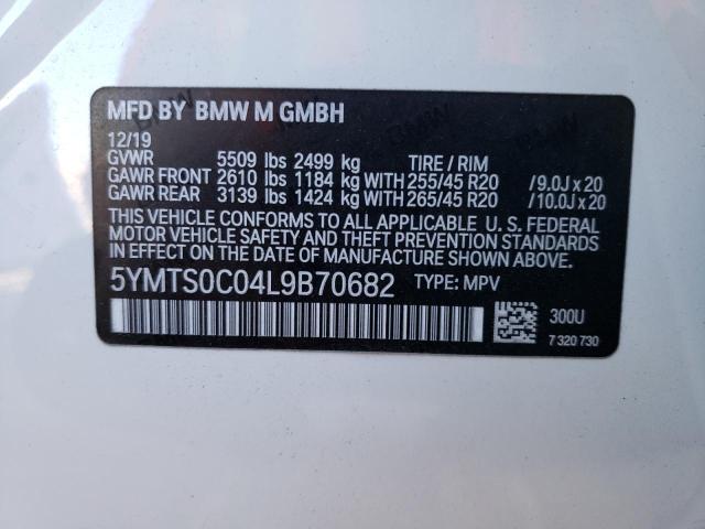 Photo 13 VIN: 5YMTS0C04L9B70682 - BMW X3 M COMPE 