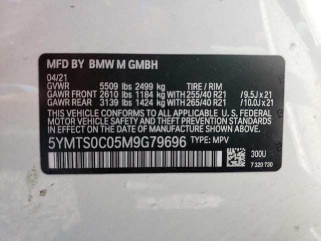 Photo 9 VIN: 5YMTS0C05M9G79696 - BMW X3 M COMPE 