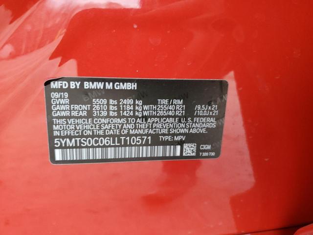 Photo 12 VIN: 5YMTS0C06LLT10571 - BMW X3 M COMPE 