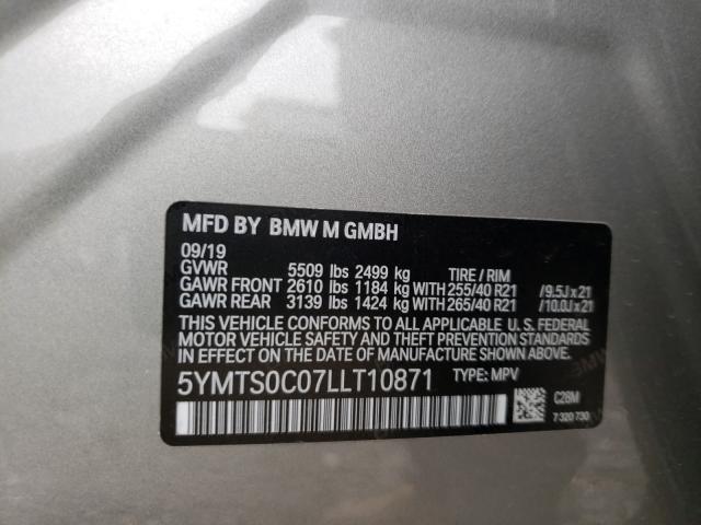 Photo 9 VIN: 5YMTS0C07LLT10871 - BMW X3 M COMPE 