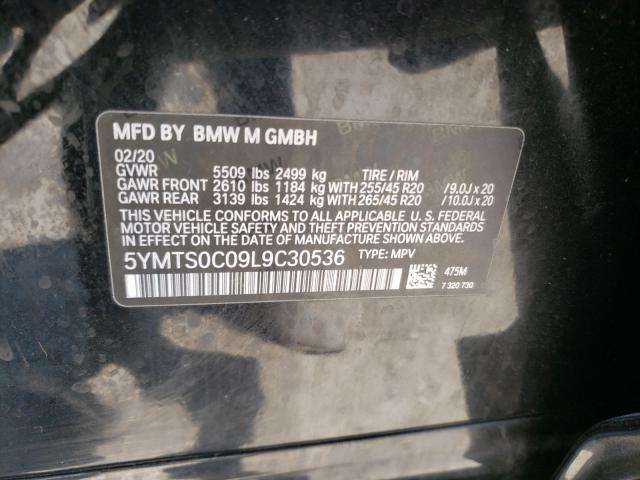 Photo 9 VIN: 5YMTS0C09L9C30536 - BMW X3 M COMPE 