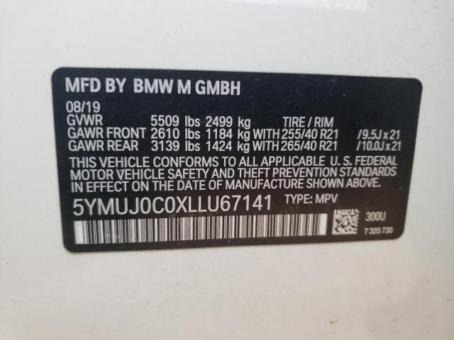 Photo 9 VIN: 5YMUJ0C0XLLU67141 - BMW X4 M COMPE 