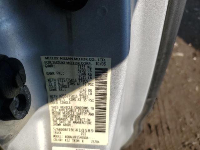 Photo 11 VIN: 5Z6BD06T19C410589 - SUZUKI EQUATOR BA 