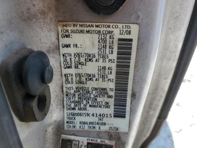 Photo 11 VIN: 5Z6BD06T59C414015 - SUZUKI EQUATOR BA 