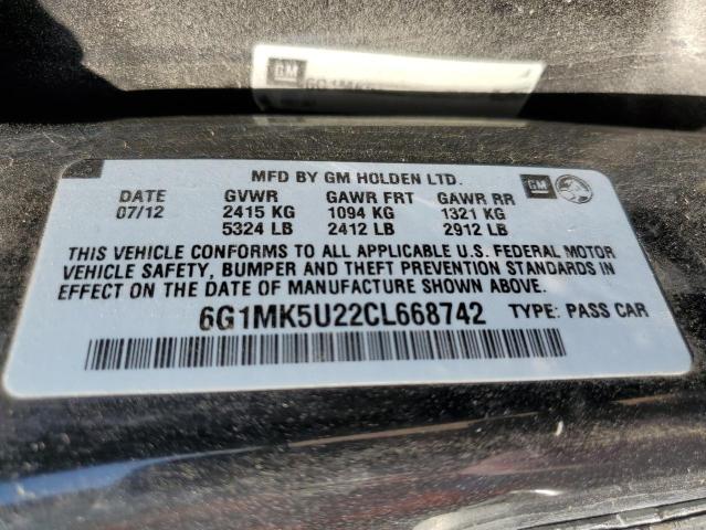 Photo 11 VIN: 6G1MK5U22CL668742 - CHEVROLET CAPRICE 