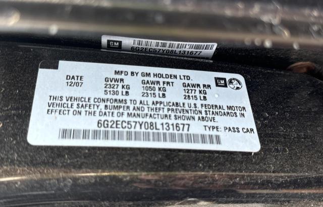 Photo 9 VIN: 6G2EC57Y08L131677 - PONTIAC G8 GT 