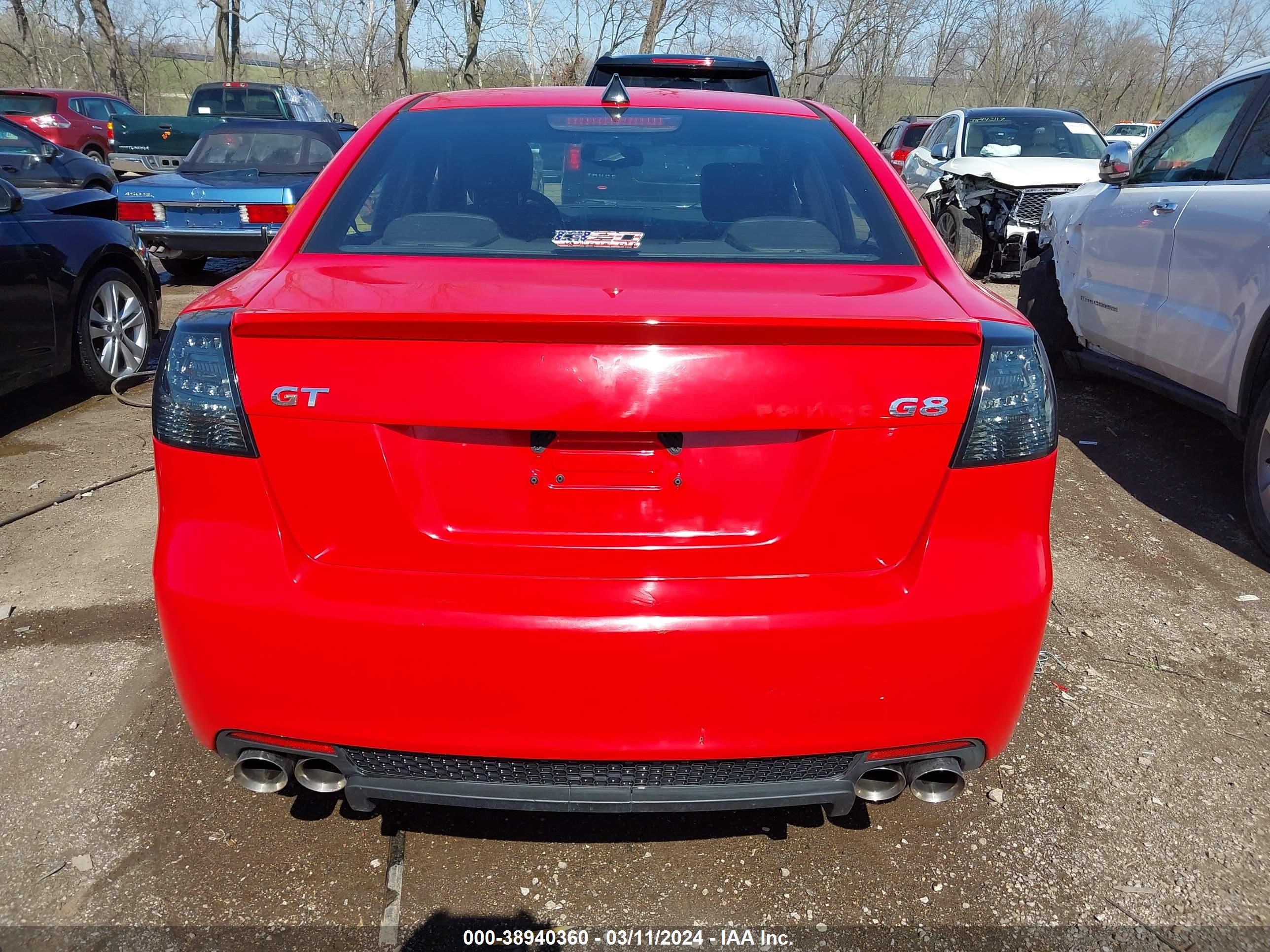 Photo 15 VIN: 6G2EC57Y09L218979 - PONTIAC G8 