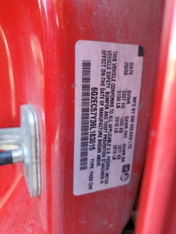 Photo 11 VIN: 6G2EC57Y39L183015 - PONTIAC G8 GT 