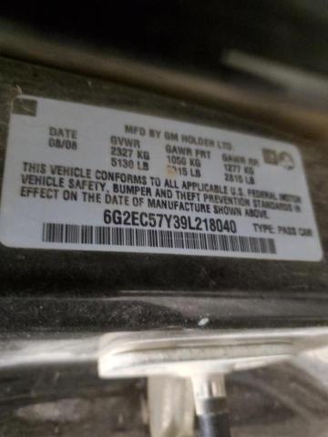 Photo 9 VIN: 6G2EC57Y39L218040 - PONTIAC G8 GT 