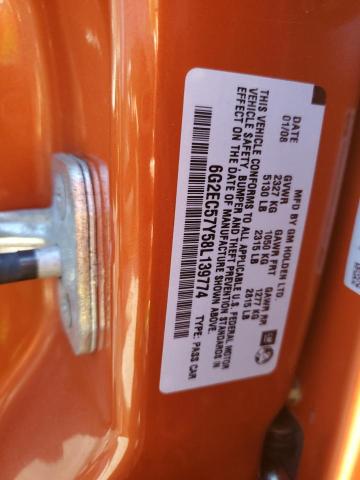 Photo 12 VIN: 6G2EC57Y58L139774 - PONTIAC G8 GT 