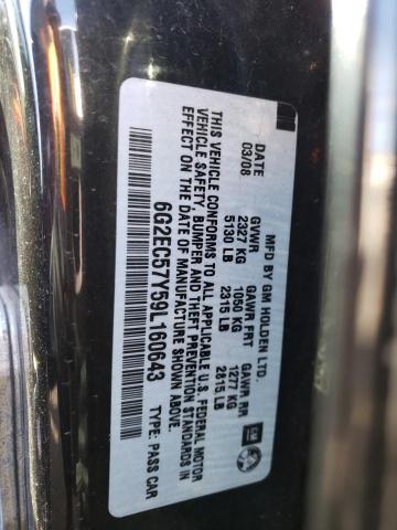 Photo 11 VIN: 6G2EC57Y59L160643 - PONTIAC G8 