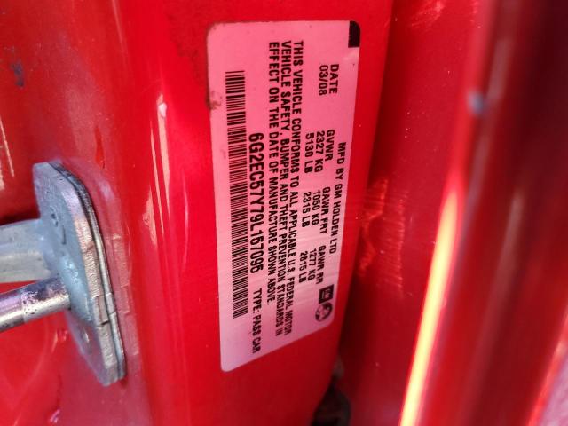 Photo 11 VIN: 6G2EC57Y79L157095 - PONTIAC G8 