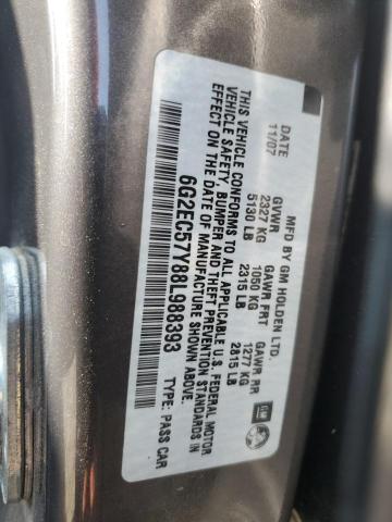 Photo 11 VIN: 6G2EC57Y88L988393 - PONTIAC G8 GT 