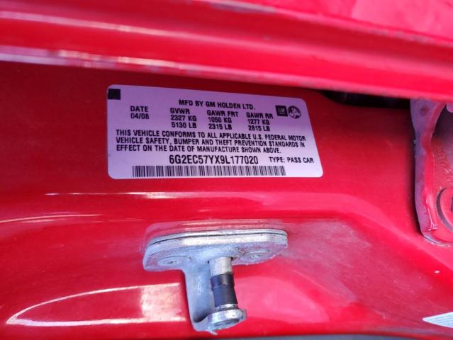 Photo 11 VIN: 6G2EC57YX9L177020 - PONTIAC G8 