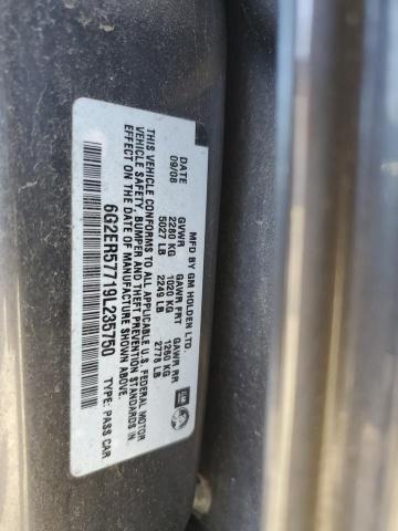 Photo 12 VIN: 6G2ER57719L235750 - PONTIAC G8 