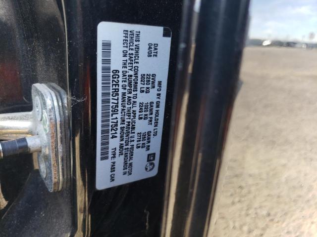 Photo 12 VIN: 6G2ER57759L175214 - PONTIAC G8 