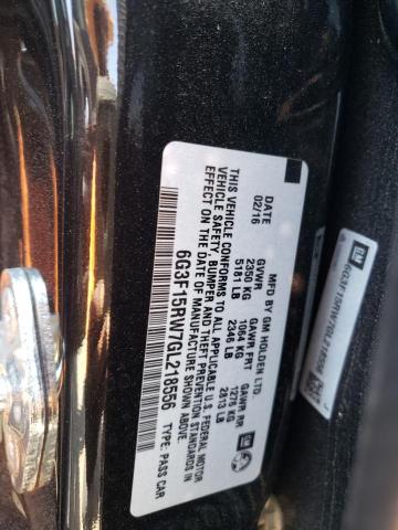 Photo 11 VIN: 6G3F15RW7GL218556 - CHEVROLET SS 