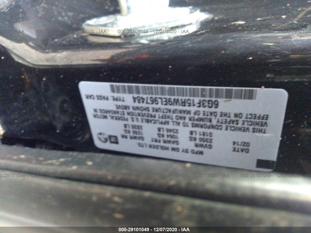 Photo 8 VIN: 6G3F15RW9EL967484 - CHEVROLET SS 