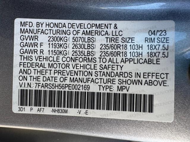 Photo 14 VIN: 7FARS5H56PE002169 - HONDA CR-V SPORT 