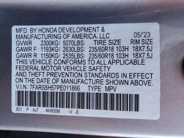 Photo 12 VIN: 7FARS5H57PE011866 - HONDA CRV 