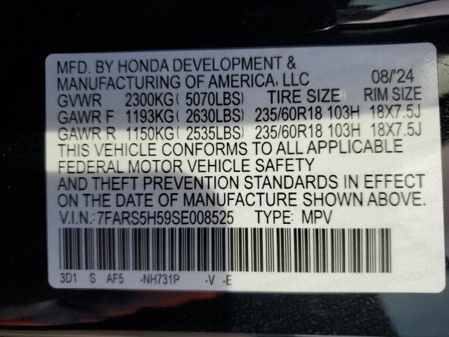 Photo 12 VIN: 7FARS5H59SE008525 - HONDA CR-V SPORT 