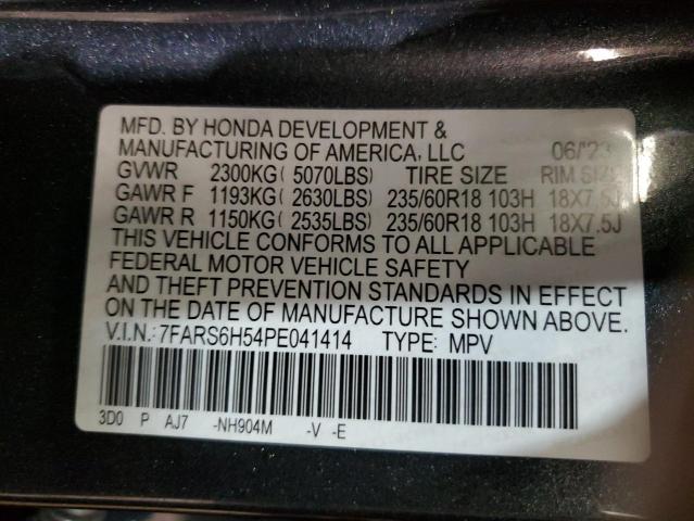 Photo 12 VIN: 7FARS6H54PE041414 - HONDA CR-V SPORT 