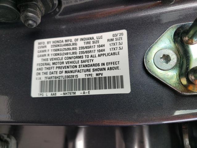 Photo 12 VIN: 7FART6H27LE002815 - HONDA CR-V LX 