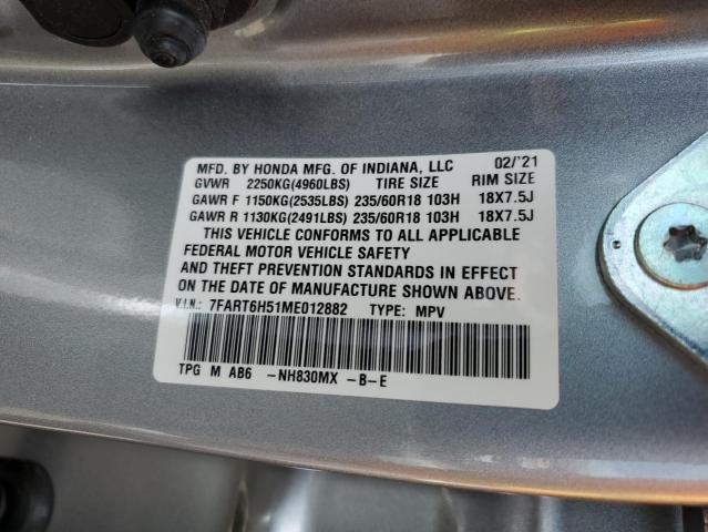 Photo 9 VIN: 7FART6H51ME012882 - HONDA CR-V EX 