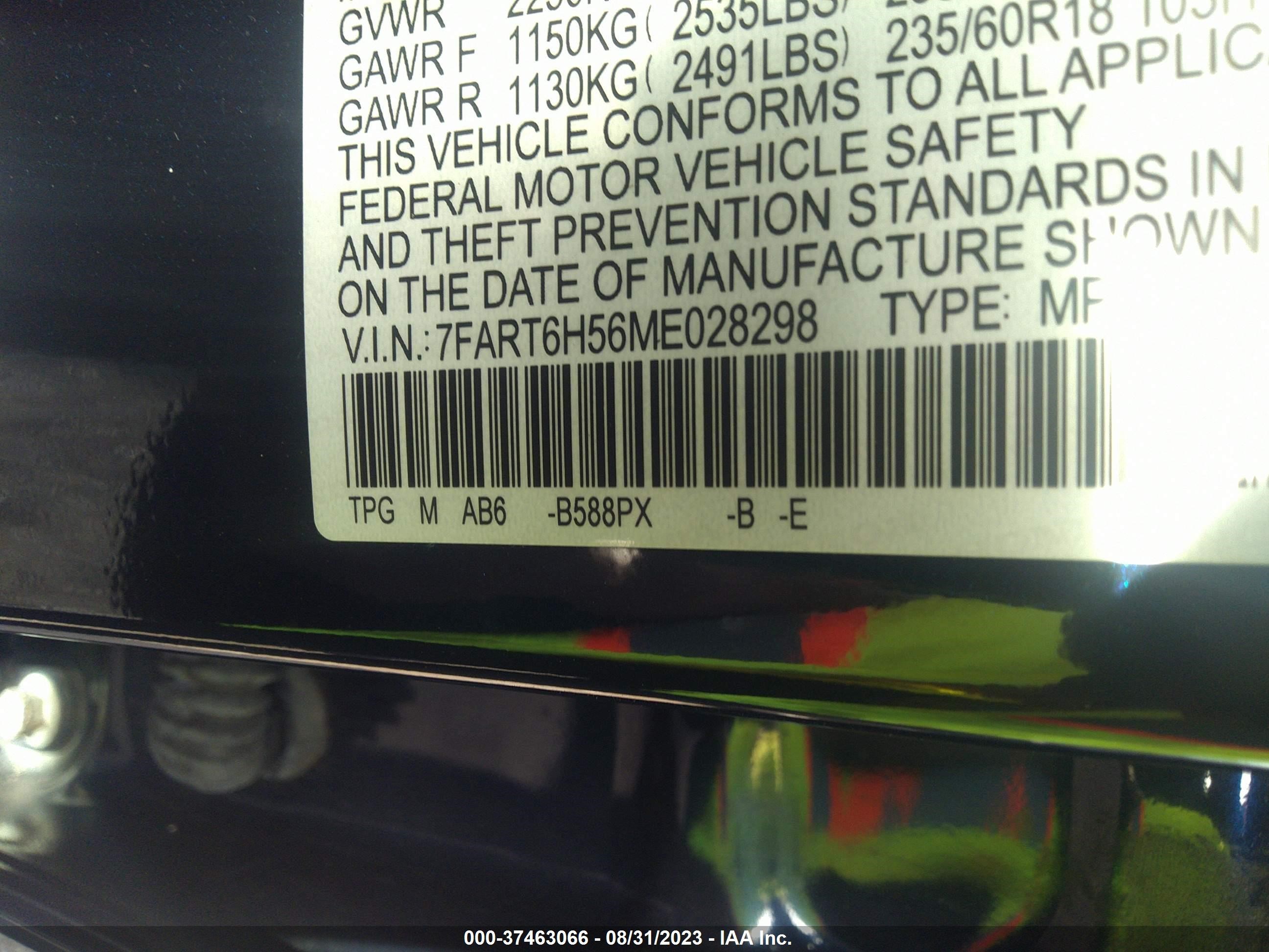 Photo 8 VIN: 7FART6H56ME028298 - HONDA CR-V 