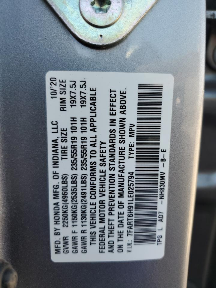 Photo 12 VIN: 7FART6H91LE025794 - HONDA CR-V 