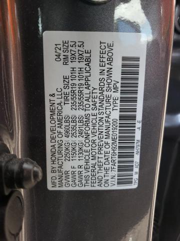 Photo 9 VIN: 7FART6H92ME019200 - HONDA CR-V TOURI 