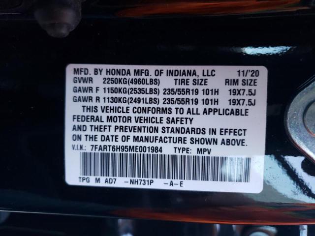 Photo 9 VIN: 7FART6H95ME001984 - HONDA CR-V TOURI 