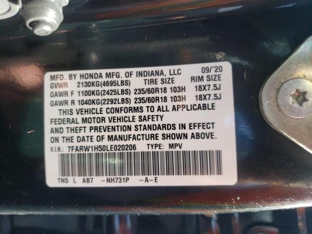 Photo 9 VIN: 7FARW1H50LE020206 - HONDA CR-V EX 