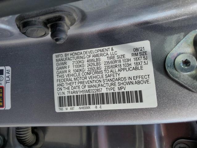 Photo 13 VIN: 7FARW1H55ME022857 - HONDA CR-V EX 