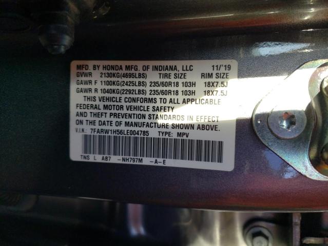 Photo 12 VIN: 7FARW1H56LE004785 - HONDA CR-V EX 