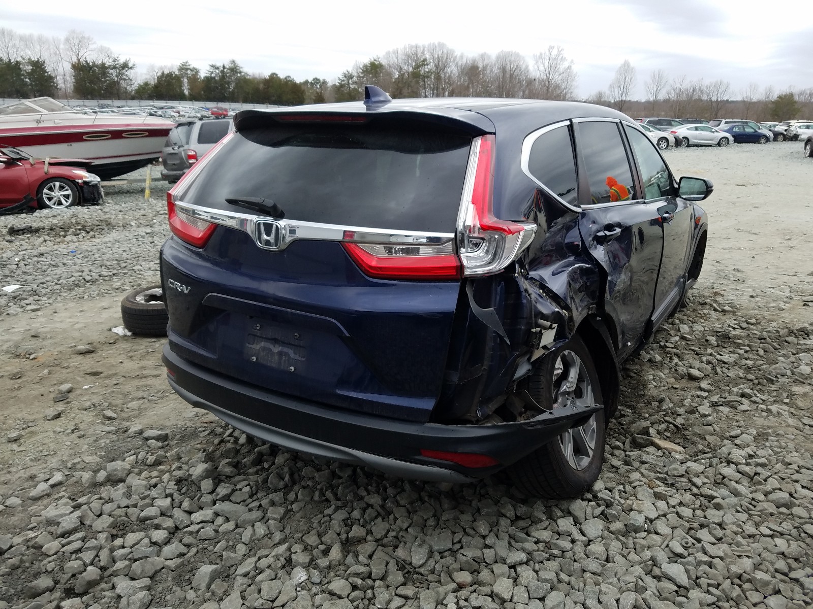 Photo 3 VIN: 7FARW1H82HE033637 - HONDA CR-V EXL 