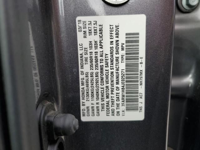 Photo 11 VIN: 7FARW1H84JE025271 - HONDA CR-V EXL 