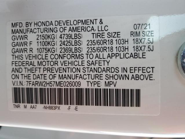 Photo 13 VIN: 7FARW2H57ME026009 - HONDA CR-V EX 