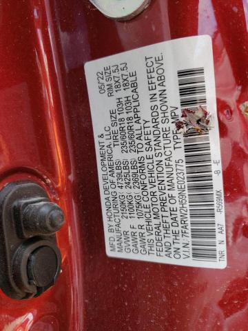 Photo 9 VIN: 7FARW2H59NE023775 - HONDA CR-V EX 