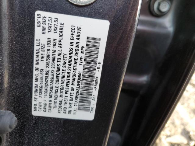 Photo 11 VIN: 7FARW2H83JE036641 - HONDA CR-V EXL 