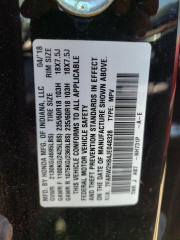 Photo 9 VIN: 7FARW2H84JE048328 - HONDA CR-V EXL 