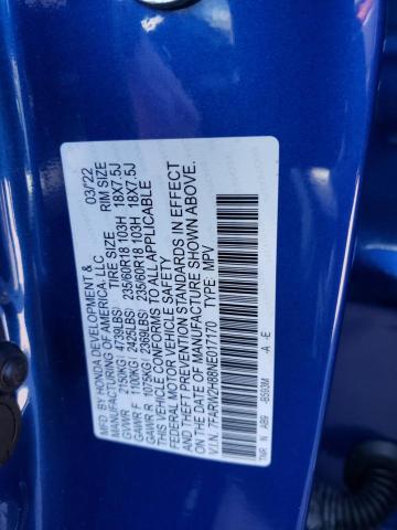 Photo 9 VIN: 7FARW2H88NE017170 - HONDA CR-V EXL 