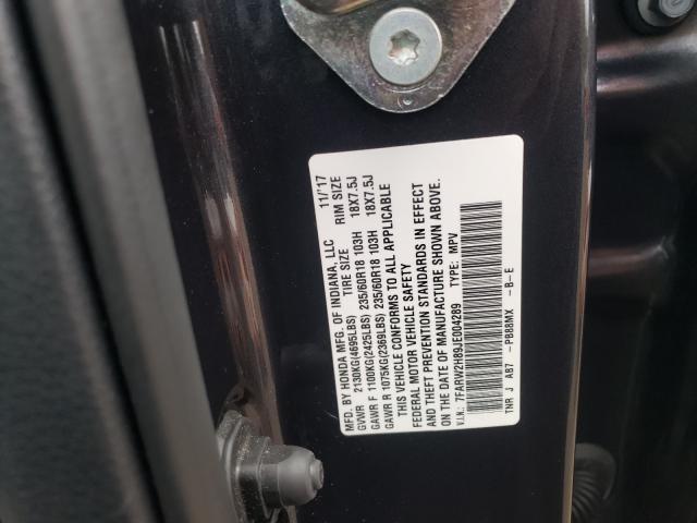 Photo 9 VIN: 7FARW2H89JE004289 - HONDA CR-V EXL 